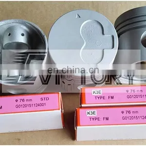 for Mitsubishi K4E Piston Ring Engine Head Cylinder Gasket Bearing Complete Kit thumbnail-2