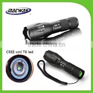 Zoomable Xml t6 10W Aluminum Strong Bright Flashlight thumbnail-1