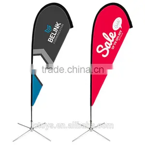 Cheap Custom Decorative Feather Flag,beach Flag for Advertising thumbnail-1