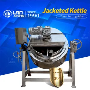 Automatic Ignition Sandwich Pot/ Gas Heating Stirring Pot/ Scrape and Bottom Thick Sauce Mixer / Pourable Gas Cooking Pot thumbnail-1