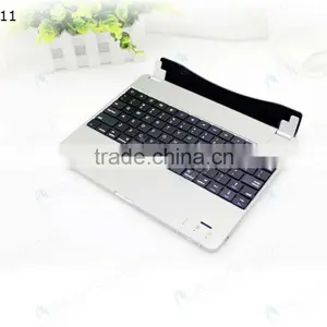 Bluetooth Keyboard for IPad2/3/4,silver Ultra Thin Bluetooth Keyboard Case With Magnetic Slot thumbnail-2