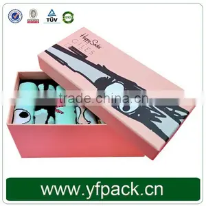 Folding Paper Socks Box/socks Packaging Box/paper Box for Socks Printing Wholesale thumbnail-1