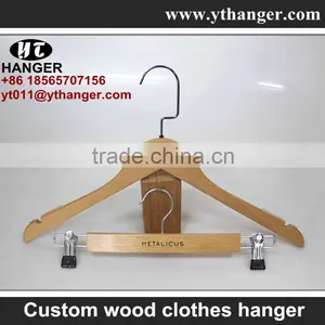 IMY-531 Natural Cheap Wooden Hotel Hangers for Clothes thumbnail-1