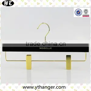 Luxury Matches Velvet Hanger With Gold Hardware thumbnail-3