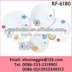 Professionla Zibo Made Promotion Tableware Ceramic Chinese Dinnerware Set thumbnail-1