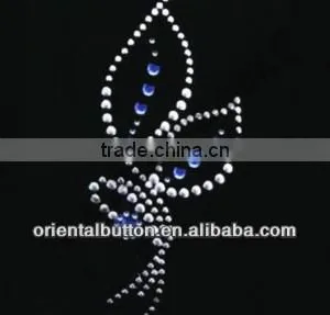 the Fashion Rhinestones Beautiful Butterfly Motif Hot Fix thumbnail-1