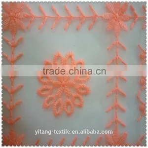 Fluorescence Color Embroidered Fabric thumbnail-1