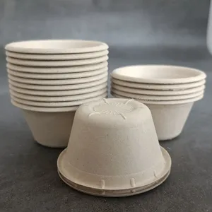 2oz 50ml Biodegradable Compostable Disposable Sugarcane Bagasse Party Supplier Paper Cup thumbnail-2