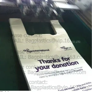 Compostable Donation Bags Charity Sacks, Charity Bags, Charity Donation Bags, Jumbo Vest Carrier, Clothe Donate Bags thumbnail-1