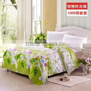 Flower Design 100% Cotton China Duvet Cover Set Reactive Printed Thick Comfoerter Cover Set thumbnail-4