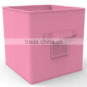 Decorative Storage Baskets Non-woven Collapsible Storage Bins/boxes thumbnail-3