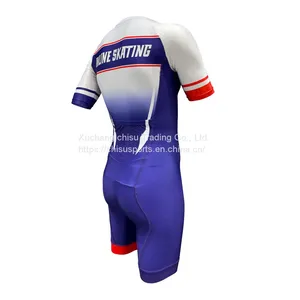 Track Speed Skin Suit Compression Inline Skating Suit Custom Teamwear Custom Speed Skating Suit Swinsuits for Short Women thumbnail-2