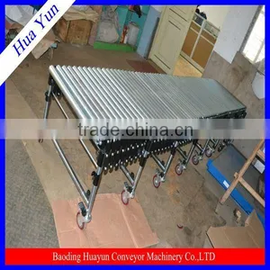 Gravity Flexible Extendable Stainless Steel Roller Conveyor for Salt Water Industry thumbnail-1