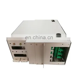 Fiber Optic Terminal Sc LC FC ST 12 24 48 PORT Rack Mount ODF Patch Panel 19inch Empty/Full Load Optical Distribution Frame thumbnail-1