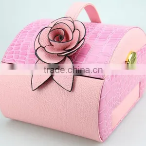 Luxury Pink Jewelry Box With Drawers/key Lock,luxury Jewelry Gift Boxes,multi-drawer Jewelry Box thumbnail-3