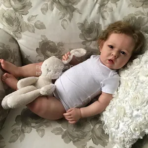Factory Direct Sales Simulation Baby Reborn Doll 55cm Soft Sugar Gel Doll Custom Production of Various Sizes of Dolls thumbnail-1