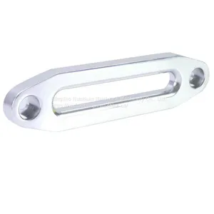 Outdoor Off-road Vehicle Silver Nylon Winch Aluminum Alloy Rope Guide Rope Stopper Accessories Winch Rope Exit Rope Mouth thumbnail-1