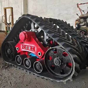 Converting a Harvester Into a Triangular Half Track Anti Sinking Vehicle is Also Useful thumbnail-2