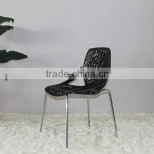 Japanese Restaurant Furniture Lovie Side Chair ABS Plastic Chair thumbnail-3