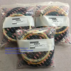 Soosan Hydraulic Breaker Hammer Chisel Oil Seal Kit SB157,SQ60,SQ70,SQ80,SQ100,SQ120,SQ130,SQ140,SQ150,SQ180,SU+55,SU+85,SU+105 thumbnail-1