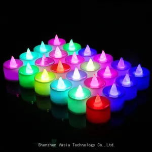 Wholesale Battery-Operated Tealight Candles, Warm White LED Flickering for Weddings & Parties thumbnail-3