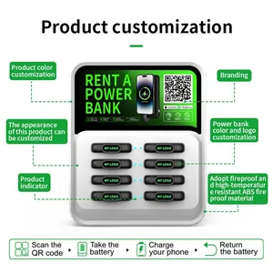 Factory - Direct 8 - Port Shared Power Bank: Global Shared Mobile Power Equipment With Charging Cabinet thumbnail-5