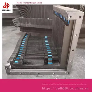 Flexible Organ-type Protective Cover for Machine Tool Guide Rails, Laser Flame-retardant and Fireproof Dust-proof Folding Cloth thumbnail-4