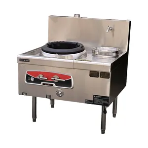 Industrial One Wok One Warmer 250W Fan Power 50Hz Frequency for Restaurant Kitchen thumbnail-1