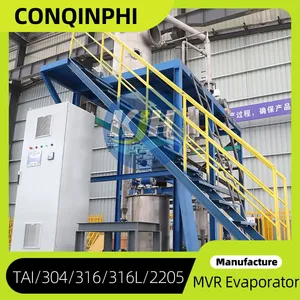 Skid-mounted Evaporator 1 Year Warranty, Free Technical Training, 304 Stainless Steel, 220V, 500L/H thumbnail-5