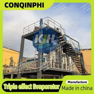 PLC Controlled Industrial Wastewater Treatment Equipment 304 Stainless Steel 50m³/h Flow Rate thumbnail-1