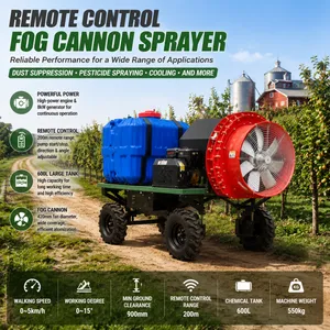 All Terrain Remote Control Dust Suppression Sprayer With 600L Tank for Construction Site and Agriculture thumbnail-1