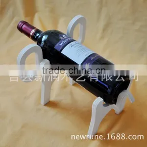 Wooden Animal Shape Wine Rack for 1 Bottle Wholesale, Exclusive Design Tailored Crane Wood Wine Rack thumbnail-1