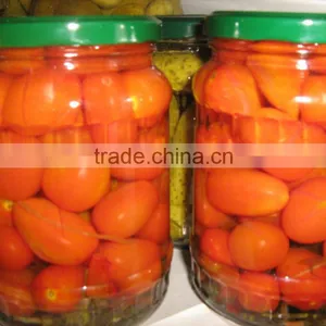 Cherry Tomatoes Packed in Glass Jar thumbnail-1