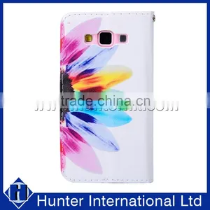 Colorful Printed Book Wallet Case For Samsung A7 thumbnail-2