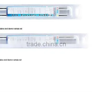 Shower Curtain Pole Stainless Steel Shower Rod SS304 Shower Curtain (8019-1) thumbnail-4