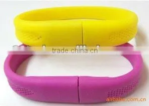 Sillicone Bracelet USB With 2.0 USB Interface Pendrive Bracelet Wirst USB 1 GB thumbnail-1