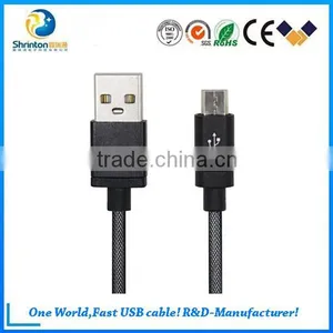 Remax Skynet Colorful Nylon + Aluminum 2.1A 1.0m Micro USB Data Cable for Samsung thumbnail-2