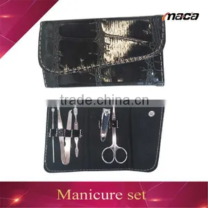 MS1704 New Design Handbag Design Personal Pedicure Manicure Set With Pvc Bag thumbnail-1