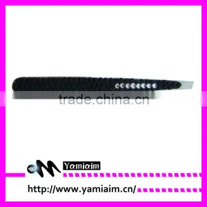 Rhinestone Sparkle Metal Colorful Eyebrow Tweezers Low MOQ thumbnail-1