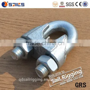 Din741 Malleable Electrical Galvanized Wire Cable Rope Clips thumbnail-4