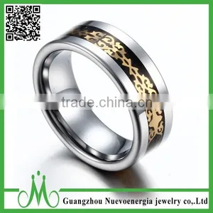 High Quality Black Rings Wholesale Tungsten Black Men Matte Rings Jewelry Size 6-18 thumbnail-5