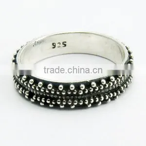 New Amazing Oxidized Plain Silver 925 Sterling Silver Ring thumbnail-1