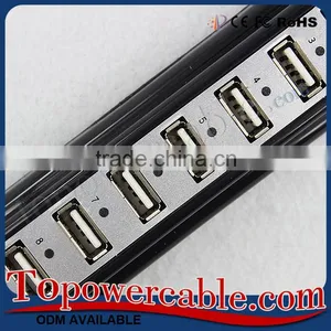 High Speed Mobile Phone Multiple 10 Ports Usb Hubs Powered Made In China thumbnail-5