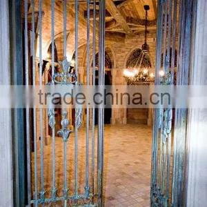 Wrought Iron Decorative Wine Cellar Gate,customized Size,hand-forged Door thumbnail-2