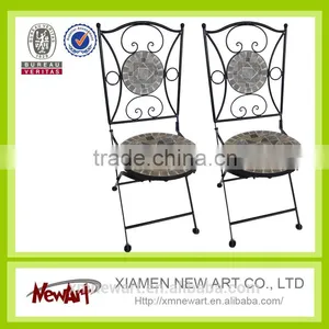 Cheap Mosaic Outdoor Garden Chair Metal Garden Chair thumbnail-1