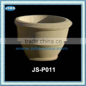 Carved Stone Plant Pot JS-P011Y thumbnail-1