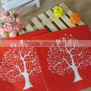 Estaurant Use 100% Virgin Wood Pulp Solid Color Dyed Paper Napkin thumbnail-2