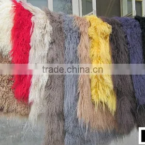 Scrap Mongolian Lamb Fur Plate thumbnail-1