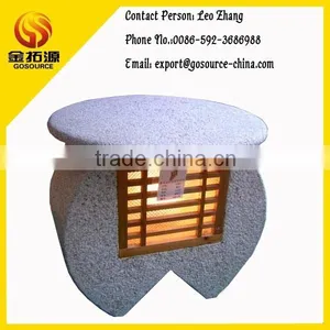 Wood Window Garden Stone Lantern thumbnail-1