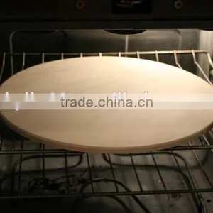 Ceramic Pizza Stone With Pizza Cutter and Serving Rack Quality Choice thumbnail-1